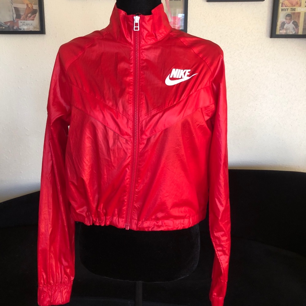 Nike Women’s Red Windbreaker Jacket